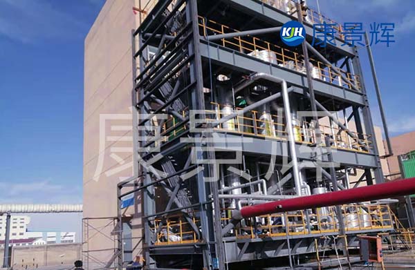 強制循環(huán)多效蒸發(fā)器析出晶體后，晶體并不會在多效蒸發(fā)器的分離器中停留太長時間